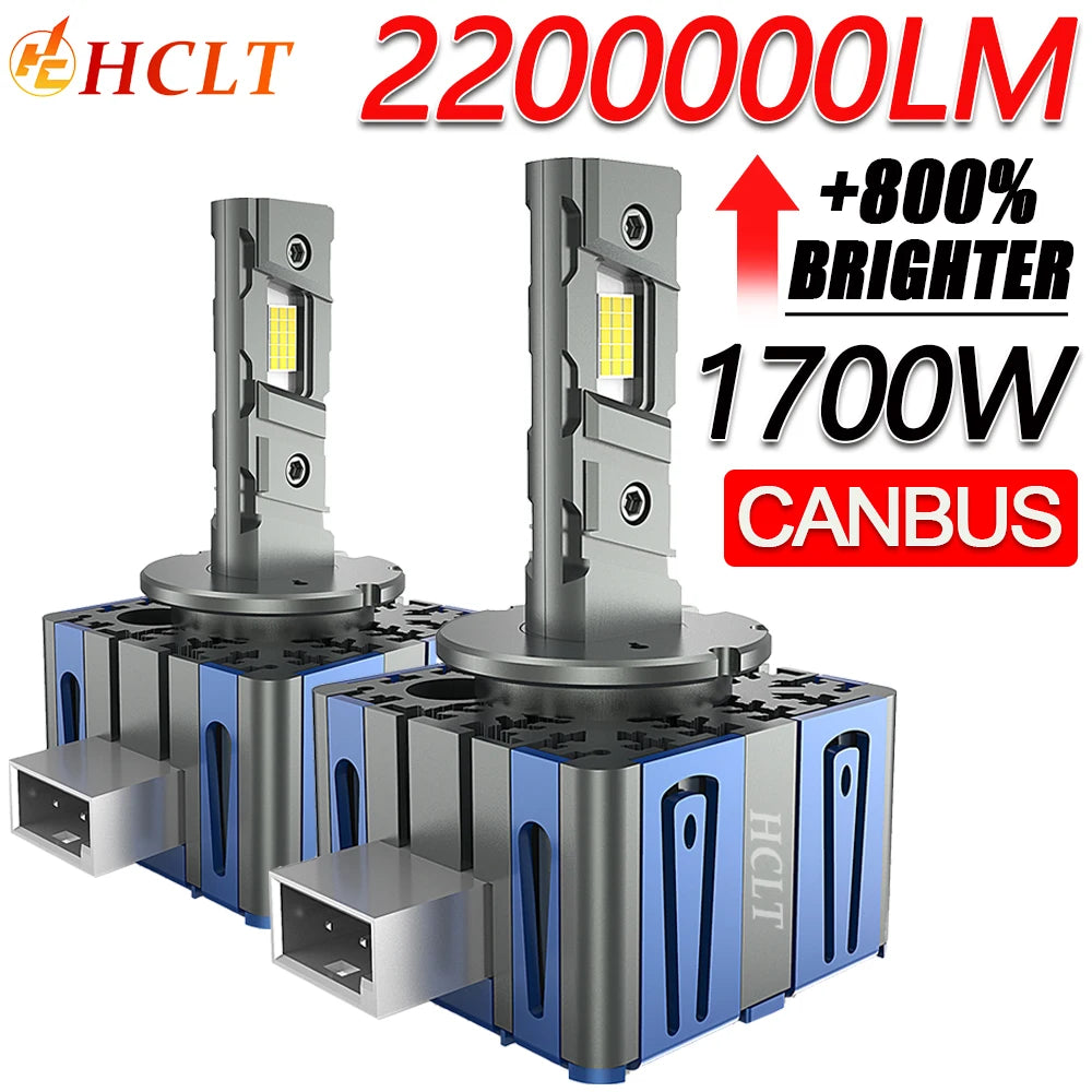 D1S D2S D3S D4S LED Headlight Bulbs 2200000LM Xenon D1R D3R D2R D4R D8S Canbus No Error Au