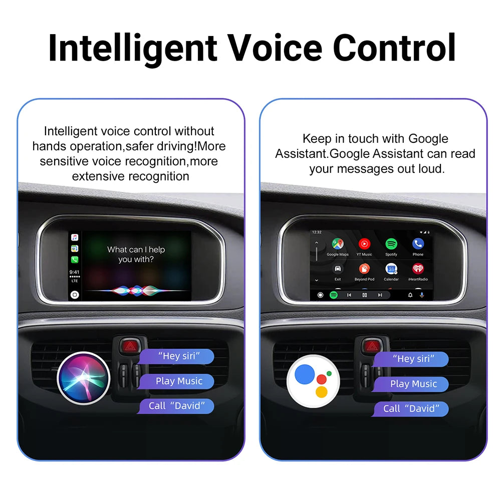 Wireless Carplay Airplay Decoder Box For Volvo V40 V60 S60 XC60 V70 XC70 S80 Screen Upgrad