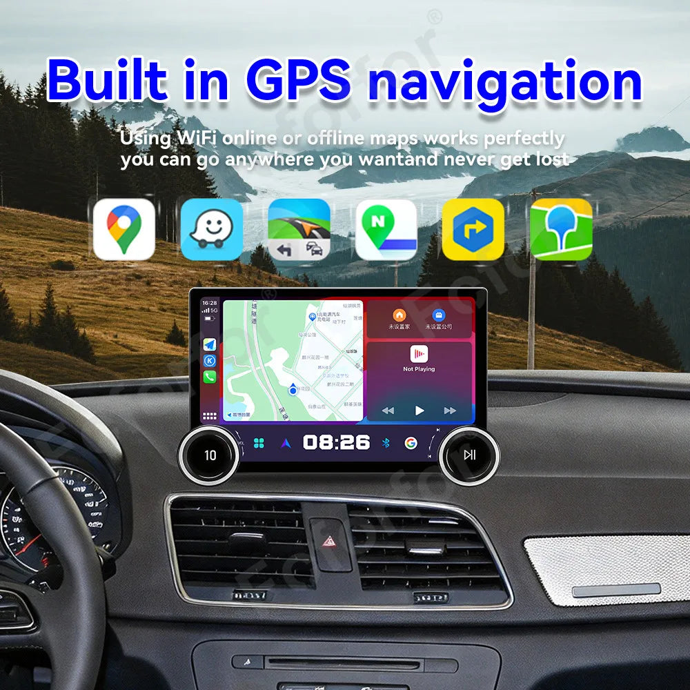 11.5 Inch HD Touch Screen Android 15 Smart Car Radio Wireless CarPlay GPS Multimedia Navig