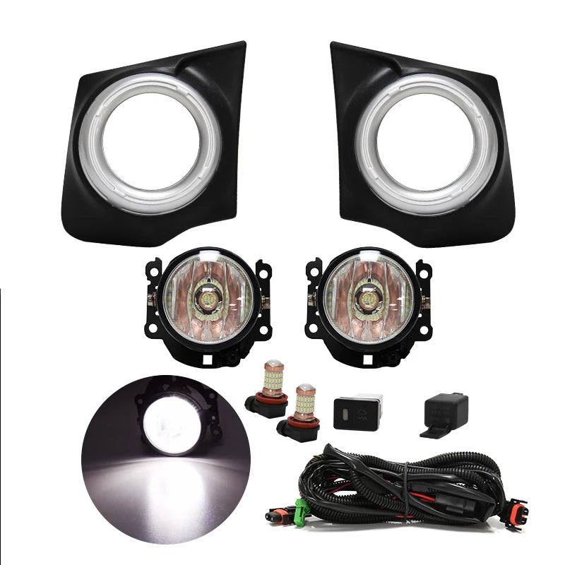 Led Fog Light for Mitsubishi TRITON L200 2015 2016 2017 2018 DRL Daytime Running Lamp Bump | AUTOKITSHOP