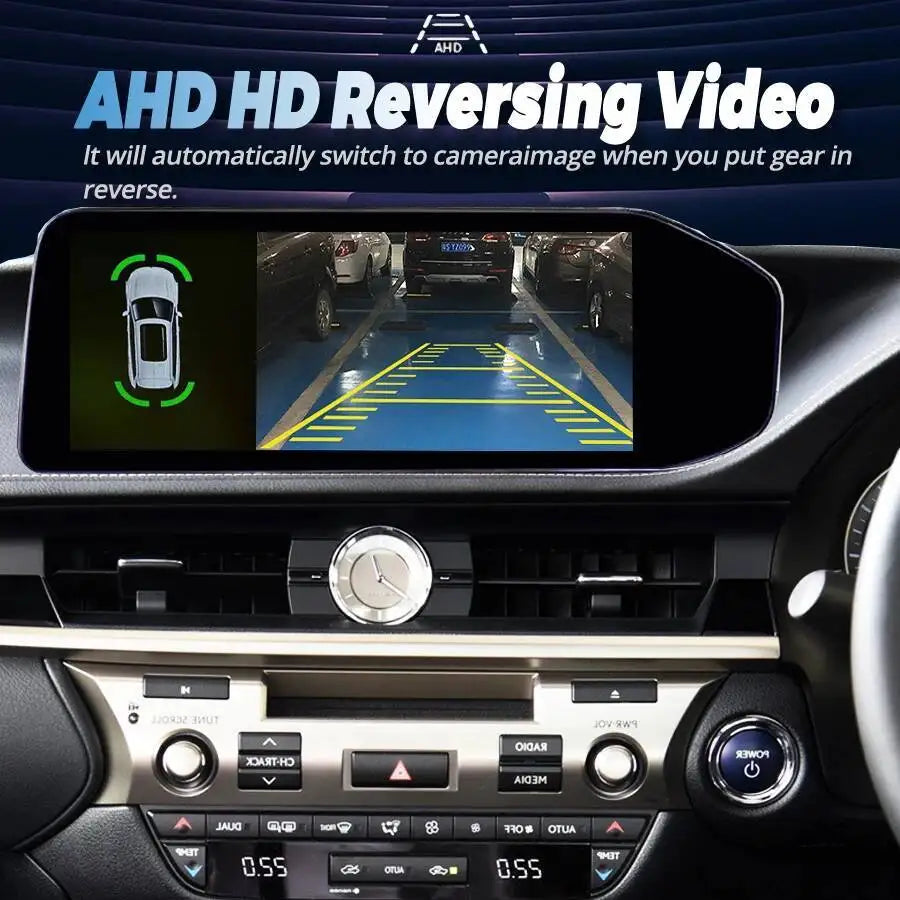 12.3inch RHD Android 14 Navi Carpaly Stereo For Lexus ES ES300 ES250 ES350 ES300h 2013-201
