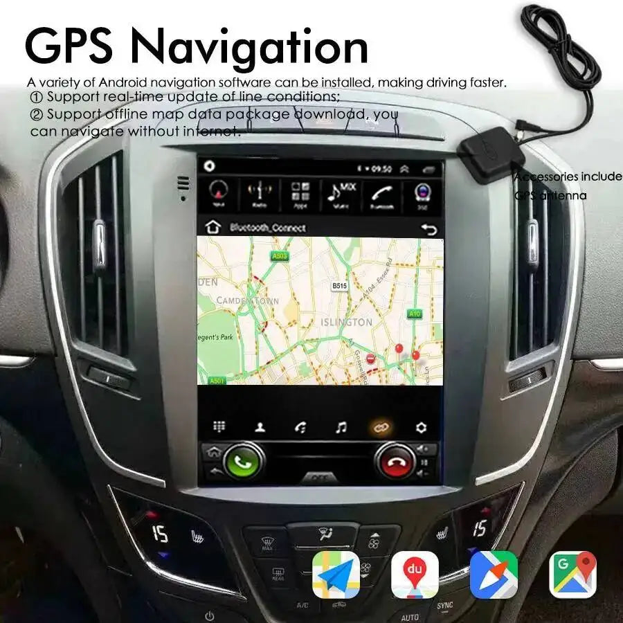 Carplay Navi 4G WiFi Car Multimedia Player GPS DSP 9.7" Android 15 Autoradio Stereo For Op