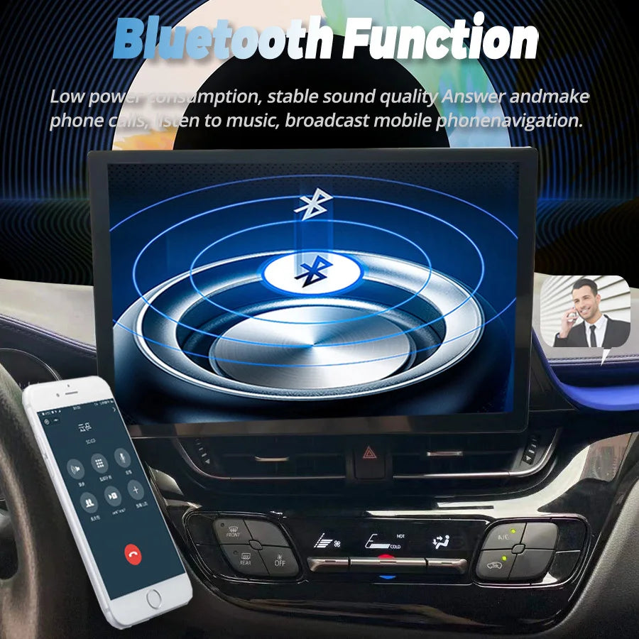 13.3inch Screen Android 15 Car Multimedia Player For Toyota CHR C-HR 2016-2021 Navigation