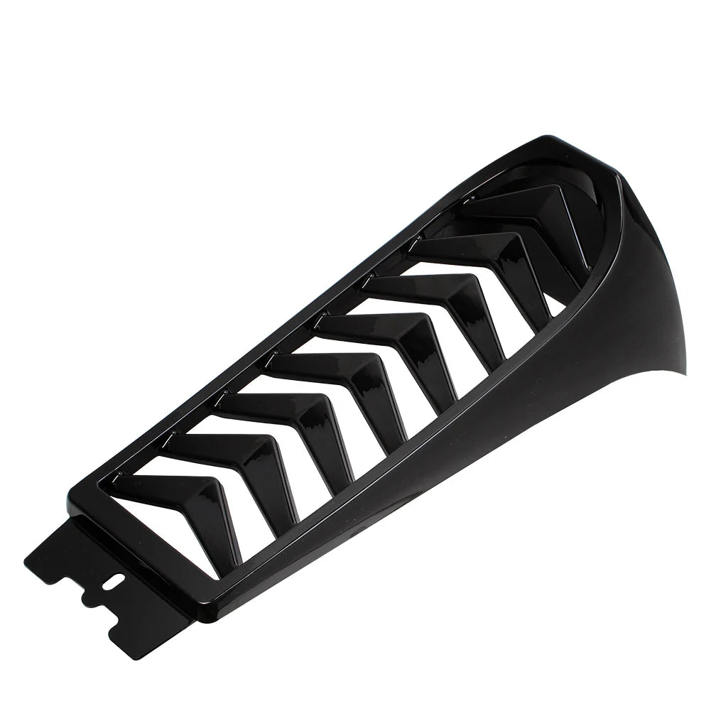 Motorcycle Gloss Black Front Chin Spoiler Lower Radiator Cover For Harley Softail Street Bob Bre - Automotive LED Light