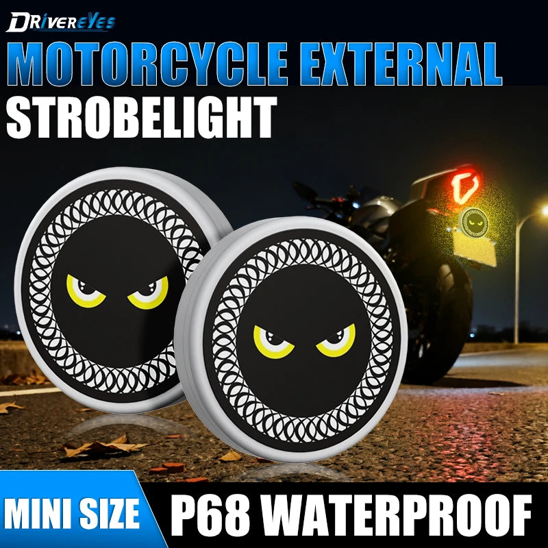 Motorcycle Car LED Flashing Relay LED Warning Flash Lamp Turn Signal Lamp Mini Dual Color