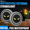Motorcycle Car LED Flashing Relay LED Warning Flash Lamp Turn Signal Lamp Mini Dual Color