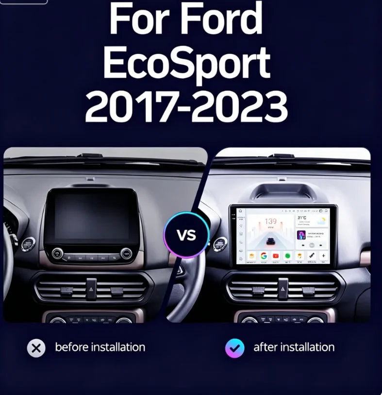 Android 16 Carplay For Ford EcoSport Eco Sport 2017 2018 2019 2020 - 2023 Multimedia Stere