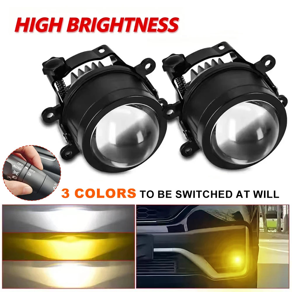 Universal 3inch Lens 6500K 4300K 3000K Auto Lamp Super Bright 5200W HID LED Projector Lens