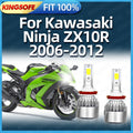 Led Moto Bulb H7 Motorcycle Headlight 12V 6000K Lamp For Kawasaki Ninja ZX10R 2006 2007 20