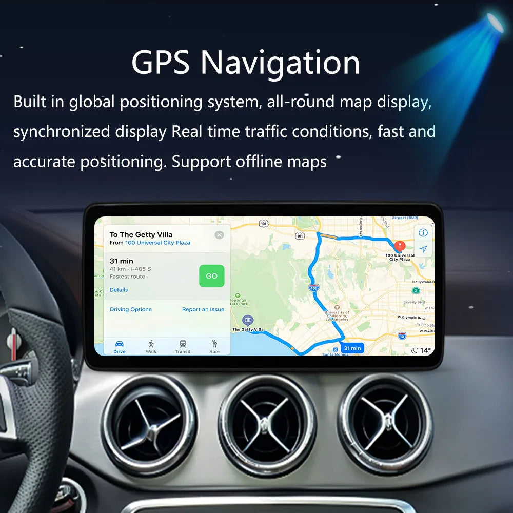 Android 16 4G WIFI For Mercedes Benz E Class W207 2009-2015 RHD Wireless Carplay Car Multi