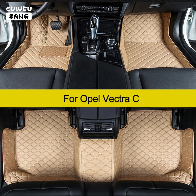 CUWEUSANG Custom Car Floor Mats For Opel Vectra C 2002-2009 Auto Carpets Foot Coche Access | AUTOKITSHOP