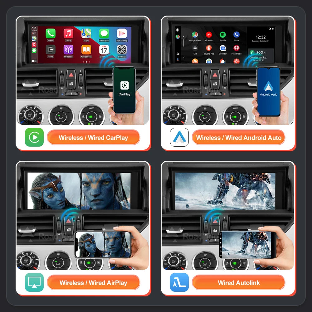 RoadTop Wireless CarPlay Android Auto for BMW Z4 E89 2009-2018 CIC EVO System, with Airpla | AUTOKITSHOP