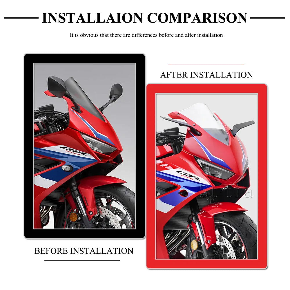 For Honda CBR650R CBR650 R 2026 CBR 650R E-Clutch 2026 Motorcycle Stealth Wing Mirrors Sports Wi - Automotive LED Light