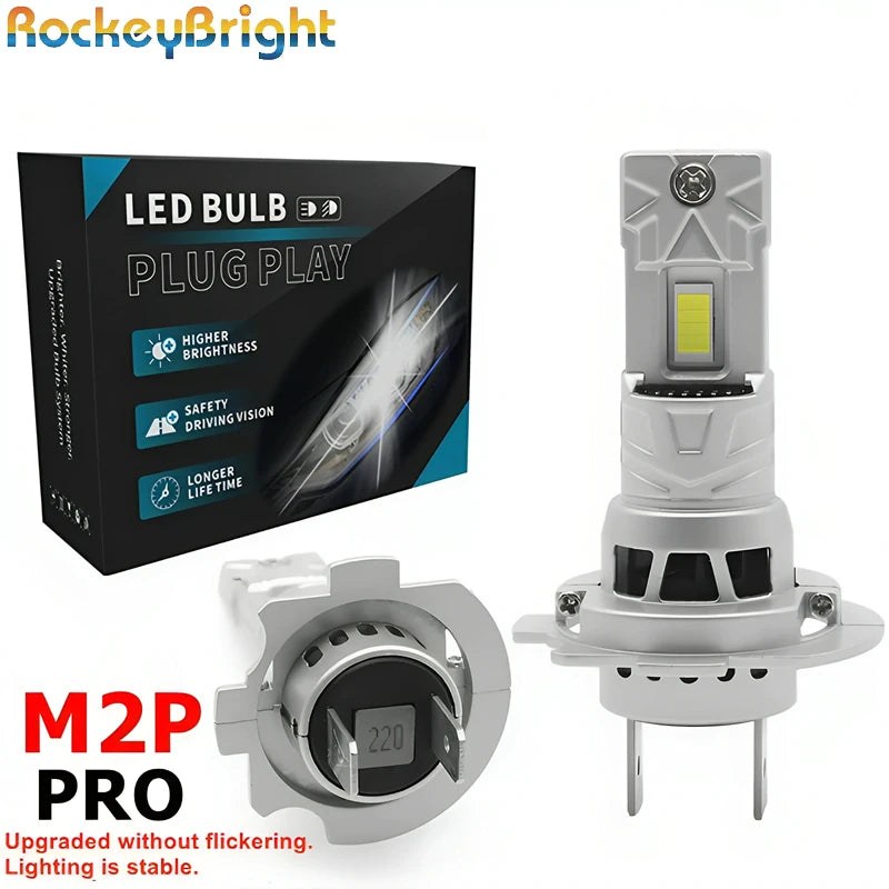 M2P Pro 60W H7 LED Headlight Bulbs HB3 LED H11 H8 H1 9005 Led Headlight H11 Fog Lights