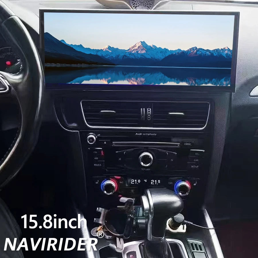 Android Auto Navigation 4G WIFI BT DSP New 15.8Inch Radio QLED Screen Wireless CarPlay Nav