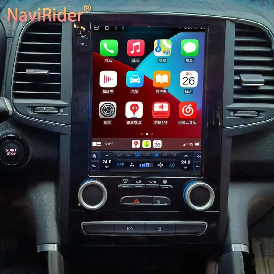 256GB Android 13 Vertical Screen For Renault Megane 4 Samsung Koleos Talisman 2017-2019 Ca