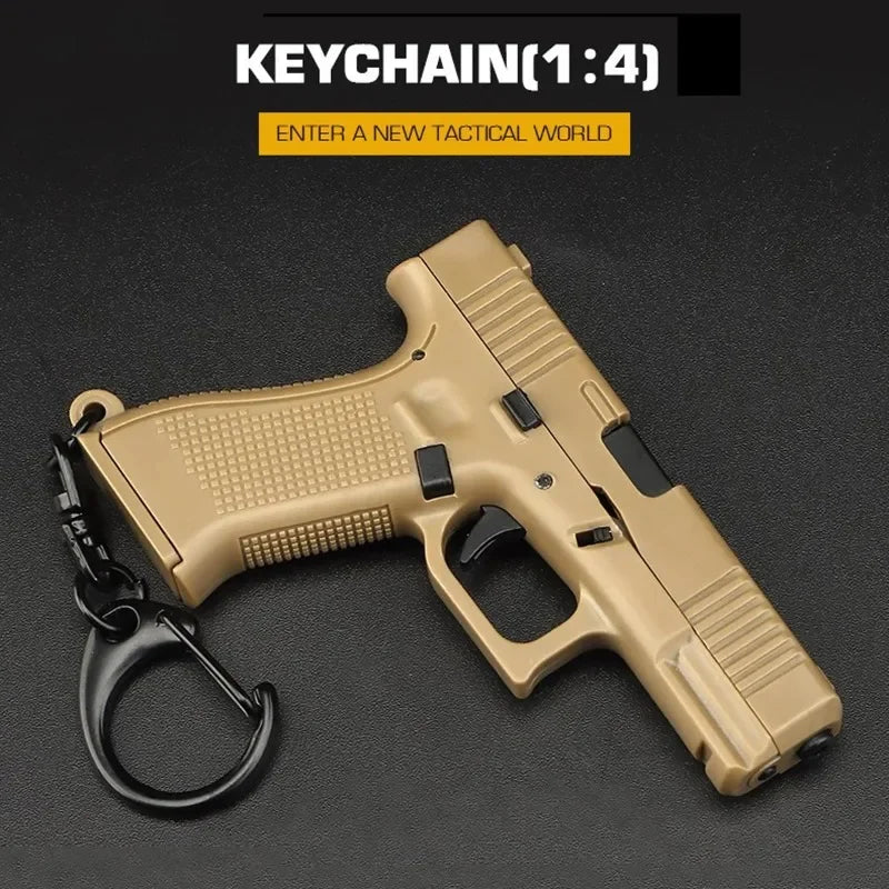 Tactical Pistol Shape Men's Keychain Mini Portable Decorations Detachable G45 Ke for Mini G45 - Automotive LED Light