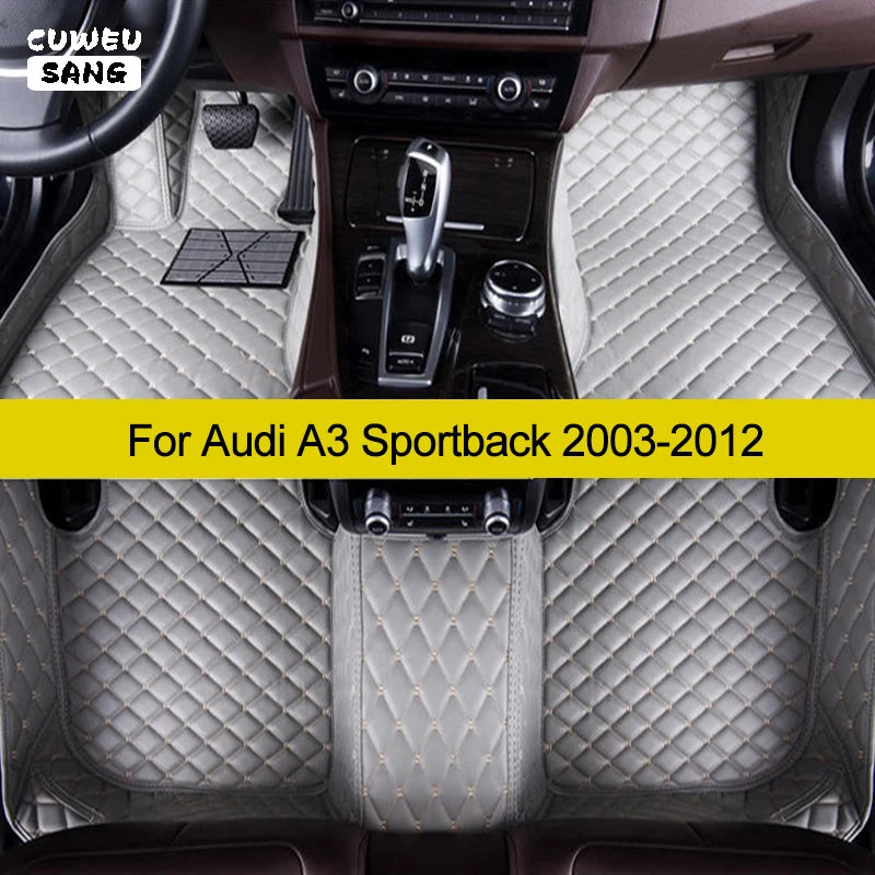 CUWEUSANG Custom Car Floor Mats For Audi A3 Sportback 2003-2012 Auto Carpets Foot Coche Ac | AUTOKITSHOP