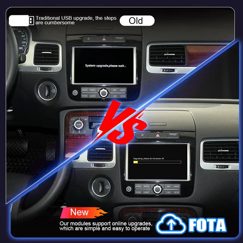Wireless Carplay & Android Auto For VW Volkswagen Touareg 3G RNS850 2011-2015 Mirror Link