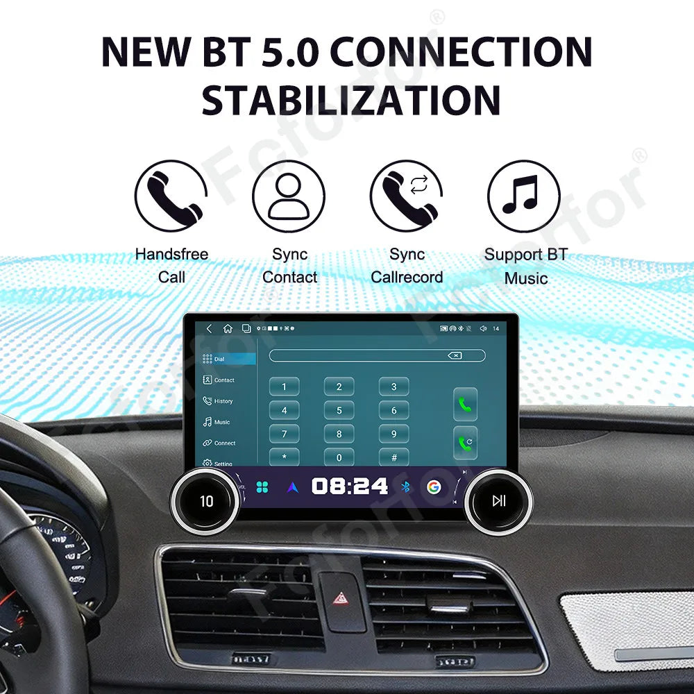 11.5 Inch HD Touch Screen Android 15 Smart Car Radio Wireless CarPlay GPS Multimedia Navig