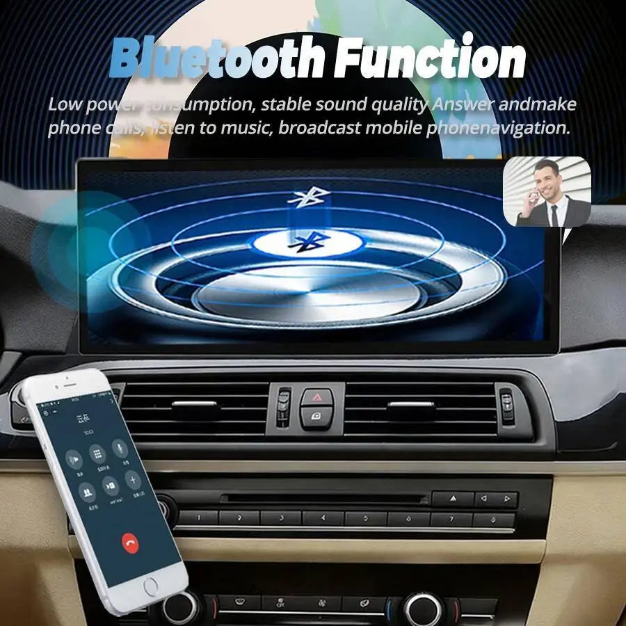 Radio Multimedia Player Android Car Radio Carplay Navigation WiFi 4G Bluetooth For BMW 5 S