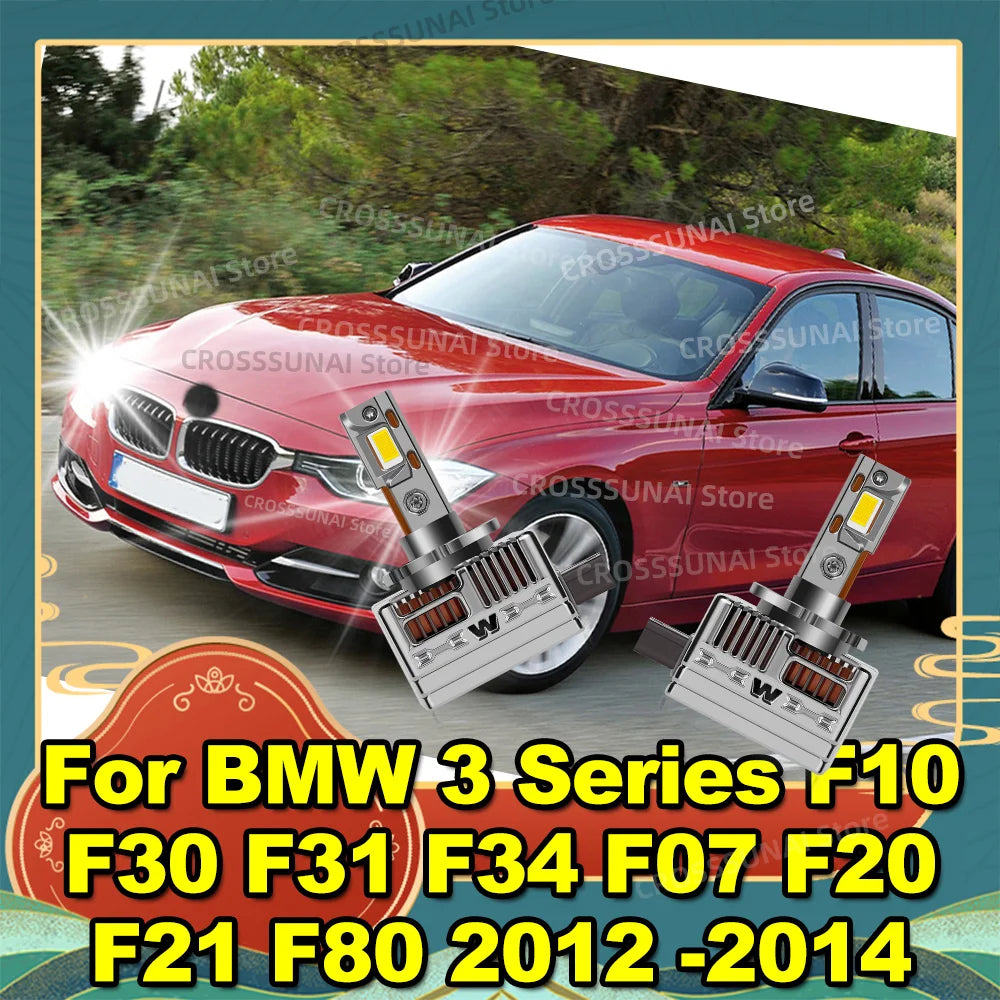 Car Headlight Bulb LED CANbus HID Xenon Upgrade for BMW 3 Series F10 F30 F31 F34 F07 F20 F