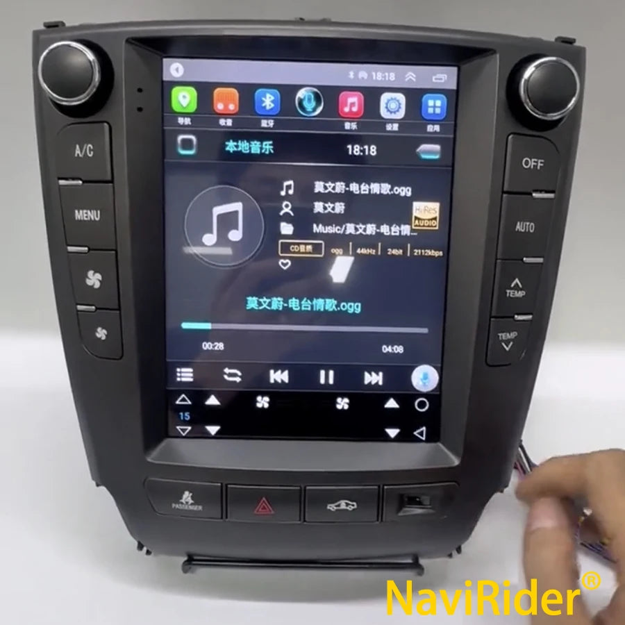 Android 14 10.4" Car Radio For LEXUS IS IS250 IS300 IS350 GPS Multimedia Video Player 128G