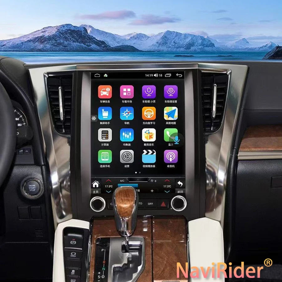 4G Car Radio For Toyota Vellfire For Toyota Alphard 30 GPS Carplay Android 15 Multimedia V