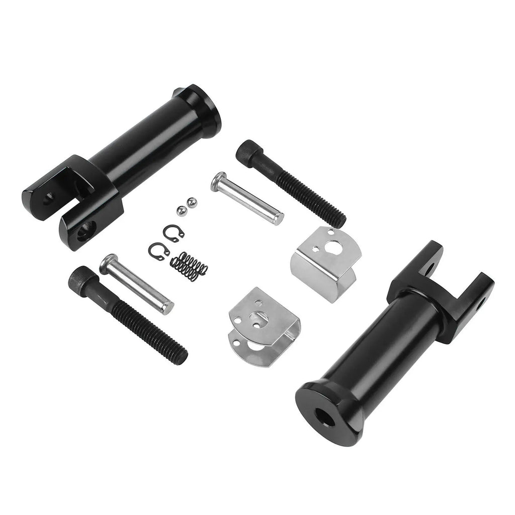 Footpeg Supports Passenger Foot Pegs Mounting Brackets For Harley Softail Fat Boy Street Bob Bre - Automotive LED Light