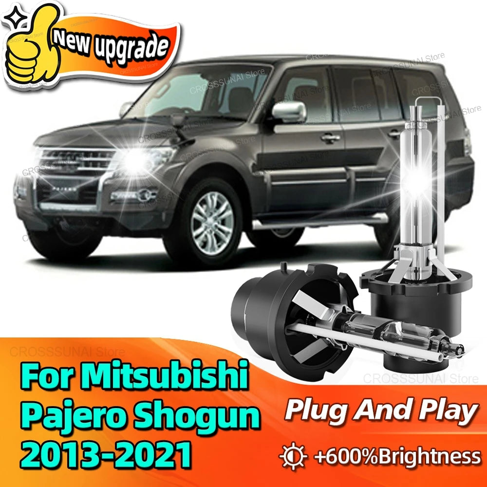 Xenon HID Car Light 35W 6000K D4S Replacement Upgrade Lamp For Mitsubishi Pajero Shogun 20