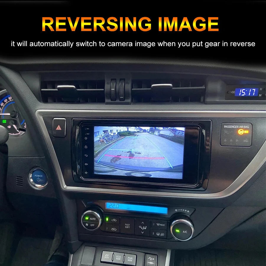 2Din Android 14 Car Radio Multimedia For Toyota Auris Hybrid 2013 2014 Tape Recorder Gps N