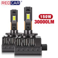 30000LM D3S LED D1S D2S D4S LED Headlights HID D1R D2R D3R D4R LED CSP Chip 6000K White Pl