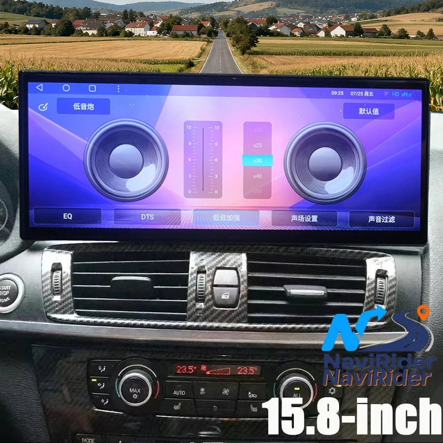 15.8Inch Car GPS Radio Multimedia Screen Android Auto Carplay Bluetooth WIFI 4G Navigation