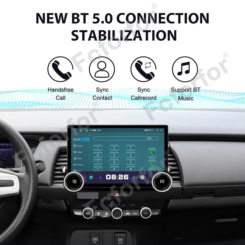 Ultra Clear HD Large Display High End 11.5 Inch Wireless Carplay Android 15 GPS Navi Multi