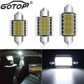 2-Piece LED Interior Light Kit for C10W C5W - Canbus Error-Free Interior Bulbs