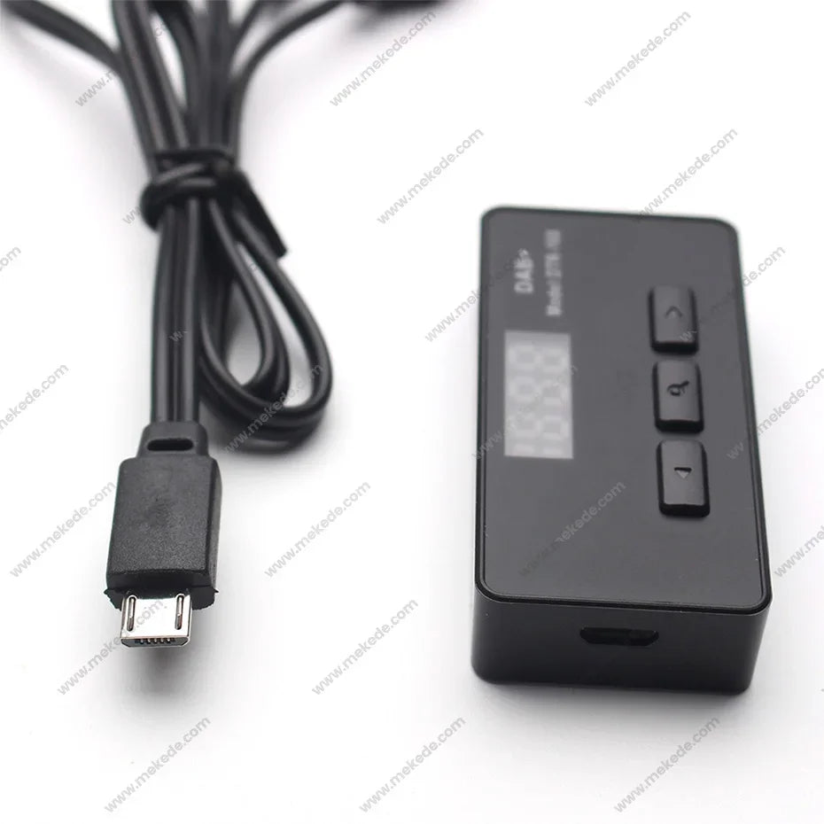 DAB+ Europe Digital Radio GPS Stereo Receiver Support AUX Output FM Transmit Universal DAB | AUTOKITSHOP