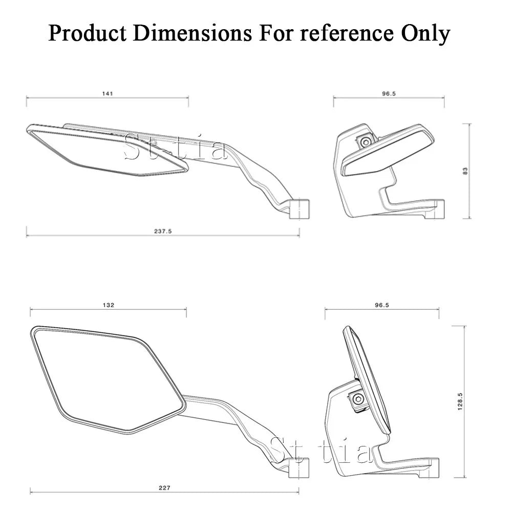 CE04 New Motorcycle Wing Mirrors Fit For BMW CE 04 2021-2025 2024 2023 CNC Alumi for BMW CE04 2021-2025 - Automotive LED