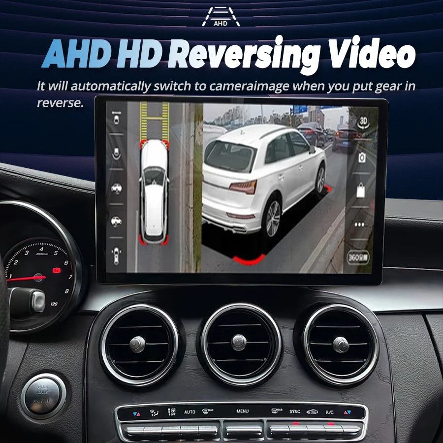 13.3inch Android 14 Carplay Auto Player For Mercedes Benz C CLASS V Class W446 W447 X253 W