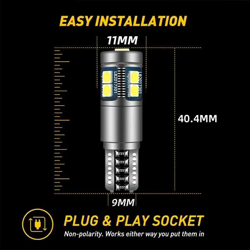 2-Piece LED Interior Light Kit for BMW 5 Series F10 Accessories - Canbus Error-Free Bulbs | AUTOKITSHOP