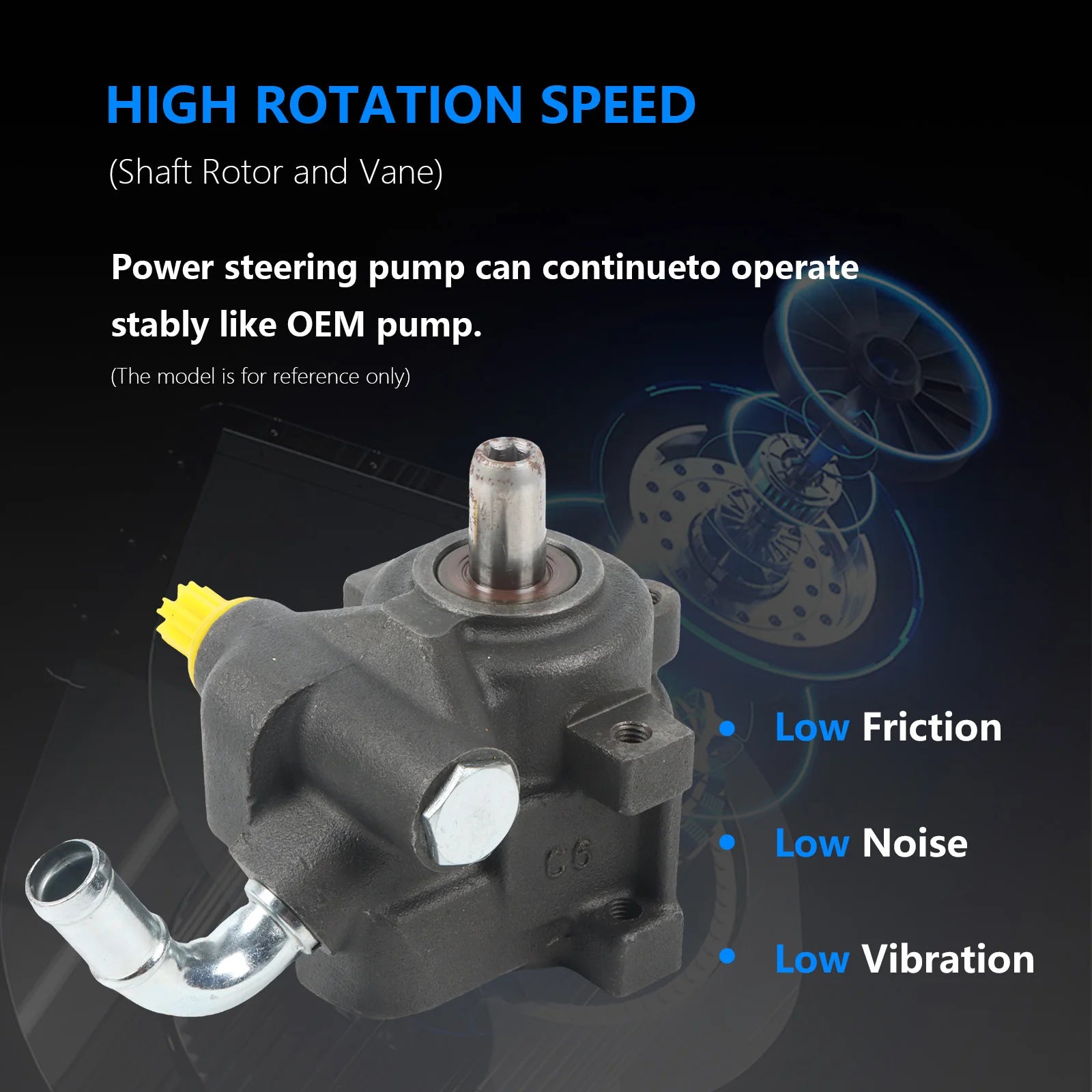 20-371 Power Steering Pump For Ford 2008-2010 F-250 Car Chassis Power Steering Accesories