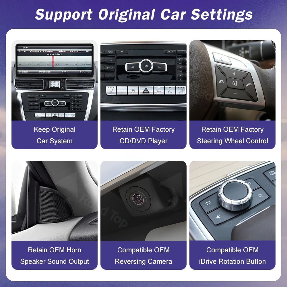 Linux System Car Radio Screen for Mercedes Benz ML W166 GL X166 GL550 2012-2015 GPS Naviga | AUTOKITSHOP