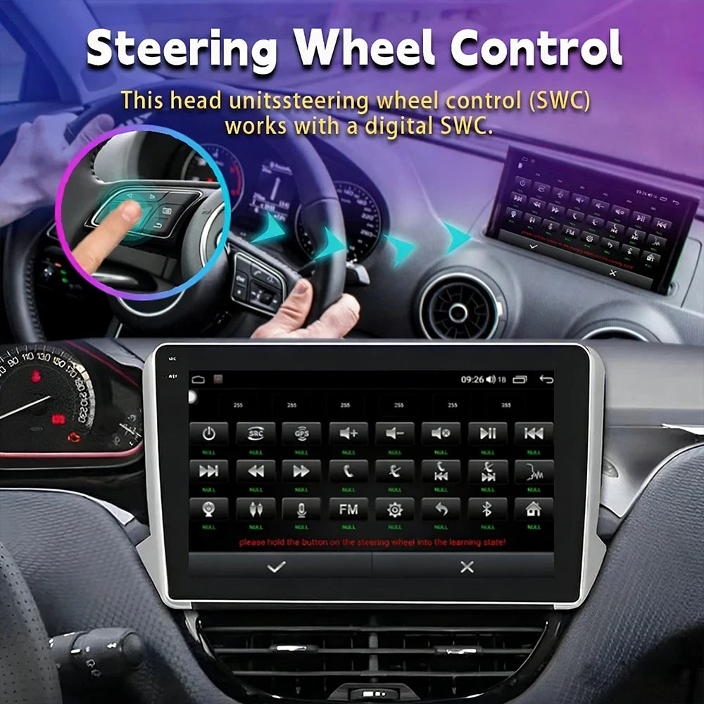 Car Radio For Peugeot 2008 208 Series 2012 - 2018 Android 16 GPS Navigation Carplay Multim
