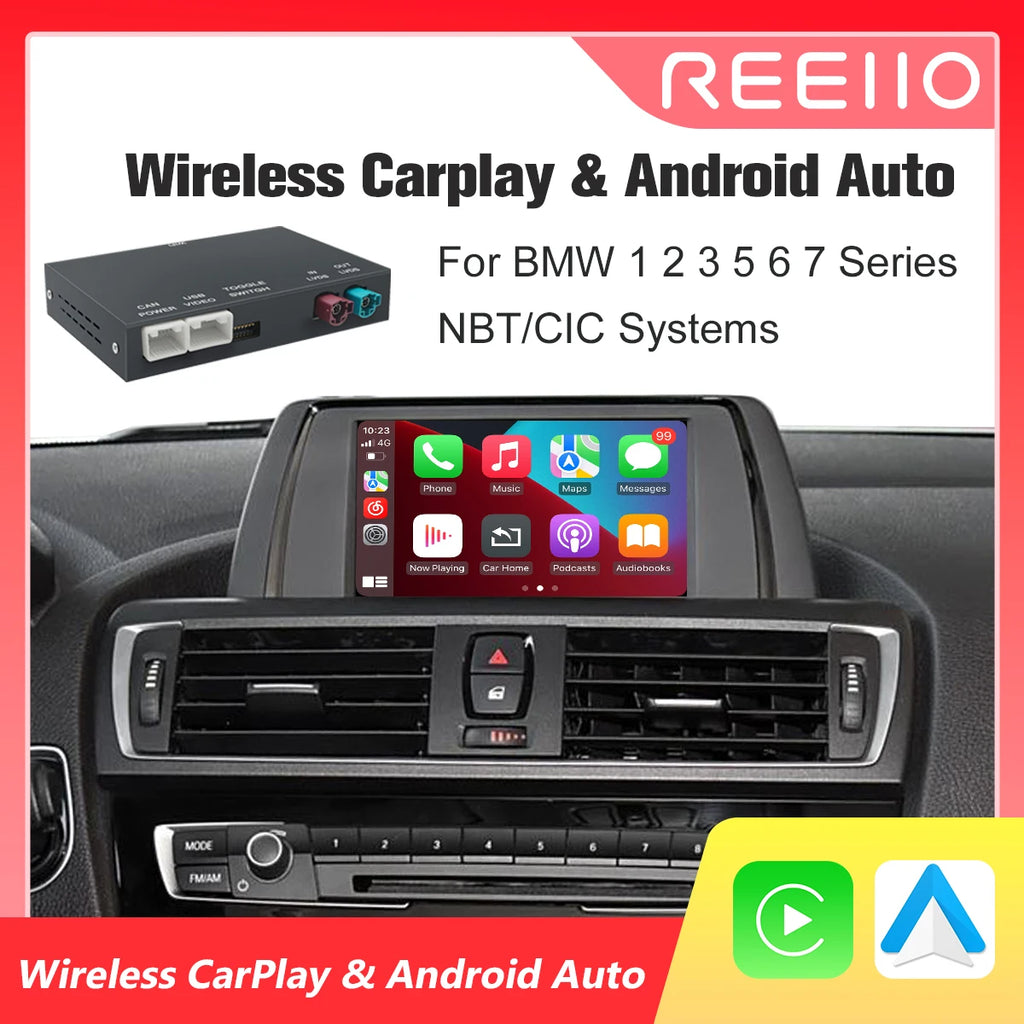 Wireless CarPlay Android Auto for BMW 1 2 3 4 5 Series F20 F21 F30 F31 F32 F33 F34 F35 F10