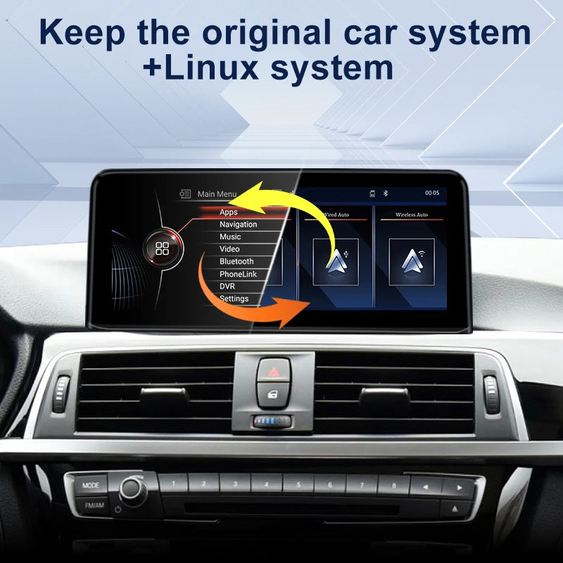 12.3'' 1920*720 For BMW 3\4 Series F30 F31 F32 F33 F34 Car Multimedia Player Touch Screen