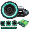 4/5/6.5 Inch Car Speakers Coaxial Subwoofer Universal Automotive Audio HiFi Music Full Range Fre - Automotive LED Light