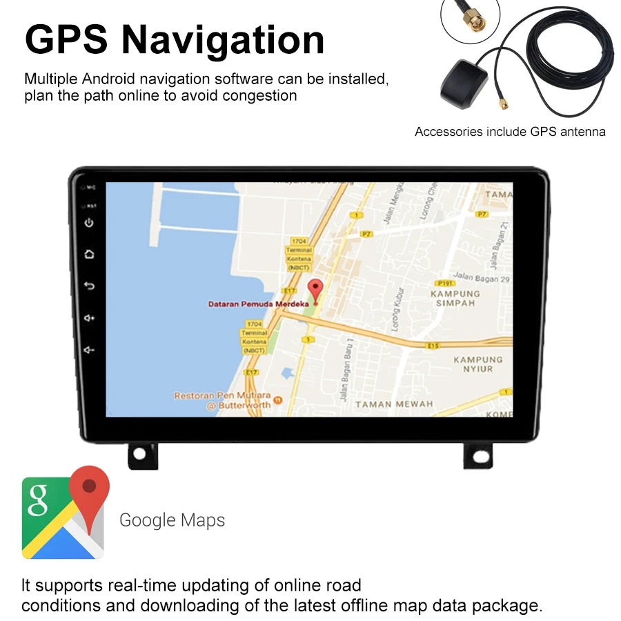 9inch For Opel Astra H 2006-2014 Car Radio Multimedia Auto Video Player Navigation GPS And
