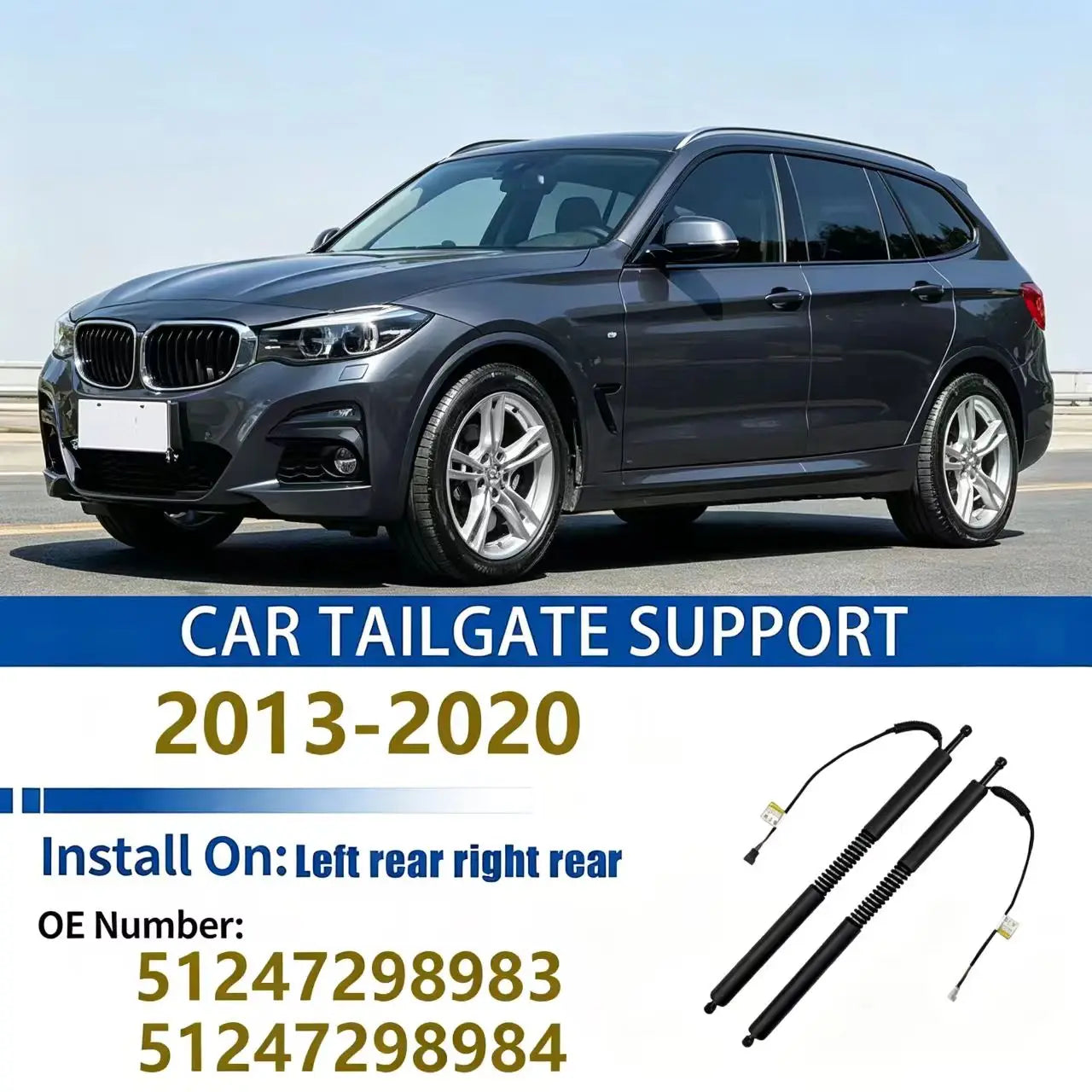 51247298983 51247298984 Power Hatch Lift Support Rear Tailgate Strut Electric Support Stru | AUTOKITSHOP