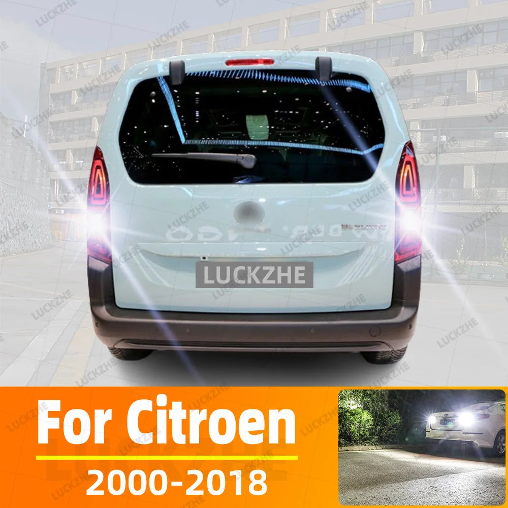 2-Piece LED Interior Light Kit for Citroen Berlingo Saxo Xantia Xsara Car LED Reverse Backup Light Blubs No Error Lam...