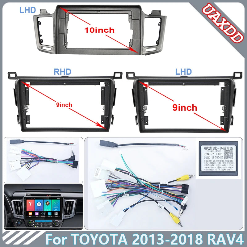 For TOYOTA 2013-2018 RAV4 Car Radio Android DVD Stereo Screen Multimedia Video CD Player N