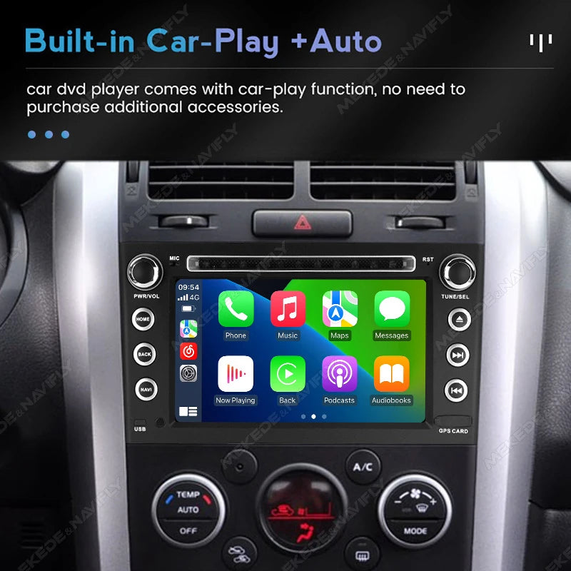 For Suzuki Grand Vitara 3 2005-2015 Android 15 IPS Screen Car Radio Carplay GPS Central Mu